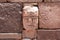 Wall in Kalasasaya temple. Tiwanaku archaeological site. Bolivia