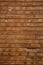 Wall made of bricks on store building facade at Merida