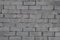 Wall made of gray concrete masonry units