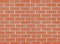 Wall made of red clinker bricks