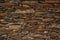 Wall made of slate stone making a quaint pattern
