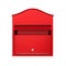 Wall Mount Mailbox Isolated