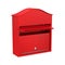 Wall Mount Mailbox Isolated
