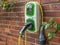 Wall mounted electric car charger