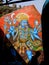 Wall painting of Hindu god