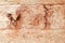 Wall from pink limestone