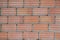 Wall of red sand-lime brick background texture