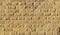 Wall with rough brickwork. Masonry of yellow sand brick blocks.