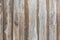 Wall of the rural house made from teak wooden logs Seamless ol wood background