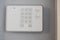 Wall security system with keypad inside