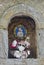 Wall Shrine in Cortona, Italy