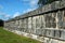 Wall of Skulls among Mayan Ruins