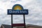 Wall, South Dakota - July 24, 2020: Sign for a Days Inn hotel motel. This is a cheap hotel chain for travelers on a budget, by