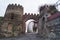 Wall, tower and gate of the Sighnaghi fortress. Georgia