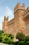 Wall and tower of Gradara castle, Central Italy