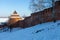 The wall and tower of the Nizhny Novgorod Kremlin