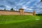 Wall and towers of Veliky Novgorod Kremlin (Detinets-stronghold).