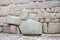 The wall of the twelve angle stone in the Hatun Rumiyoc street, Cusco, Peru.