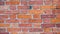 The wall of a typical American brick house. Authentic texture