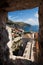 Wall view from the tower of Dubrovnik Castle