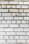 Wall of white brick. Brickwork. Textured background