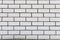 Wall of white silicate bricks