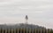 Wallace Monument in mist Scotland