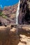 The Wallaman Falls, a cascade and horsetail waterfall on the Stony Creek, Queensland, Australia.