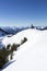 Wallberg mountain with chapel in winter, Germany