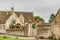 Walled garden, Castle Combe Village, Wiltshire, England