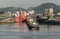 Wallenius Wilhelmsen Vessel Togela entering the Miraflores Locks Panama Canal