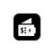 Wallet icon. business and finance icon. Perfect for application, web, logo and presentation template. icon design solid rounded