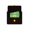 Wallet money financial item design