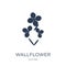 Wallflower icon. Trendy flat vector Wallflower icon on white background from nature collection