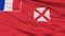 Wallis And Futuna Flag Closeup View