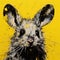 Wallis Yellow Painted Mouse: A Martin Whatson Inspired Artwork