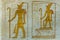 Wallpainting of the egyptian god Osiris
