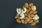 Wallpaper of almonds and cashews