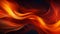Wallpaper background very hot burning fire twisting, cyberpunk color mode Generate AI