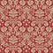 Wallpaper beige dark red