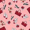 Wallpaper Earing, Ring, Sack, Shoes, Lipstick