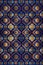 Wallpaper of Geometric damask design for Mirror Pattern. Pattern mirrored repeat for background. Generative AI