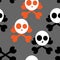 Wallpaper skull cross