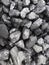 Wallpaper of small pile coal concept of business