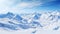 Wallpaper of winter landscape for texts and quotes. Blurred wallpaper of winter with snow and mountains.