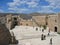 Walls of Alcazaba fortress in Almeria