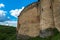 The walls of the ancient fortress in Khotyn, Ukraine