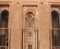 The walls of an ancient mosque in old Cairo, Egypt