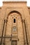 The walls of an ancient mosque in old Cairo, Egypt