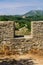 Walls of Angelokastro castle.